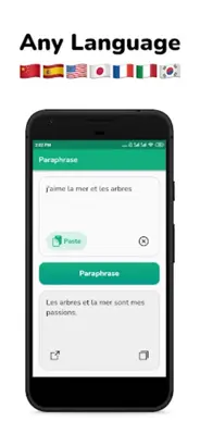 Paraphrase android App screenshot 1