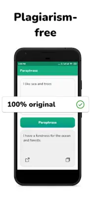 Paraphrase android App screenshot 2